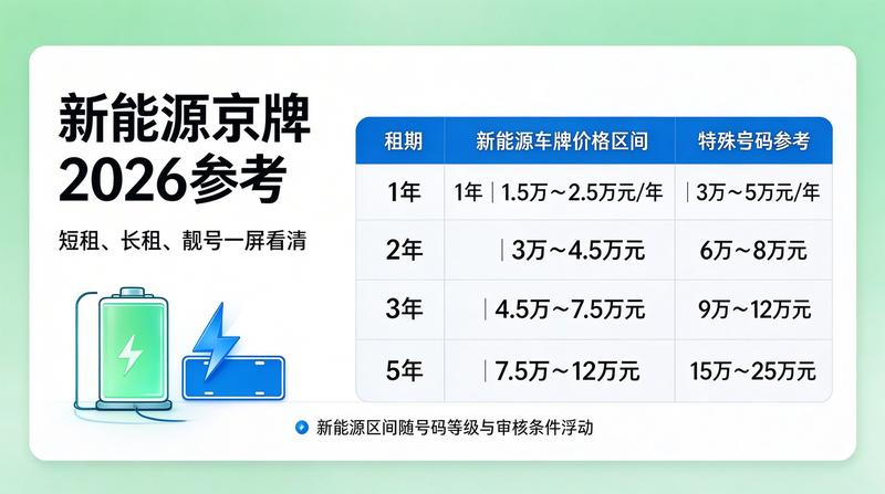 新能源车牌照新规